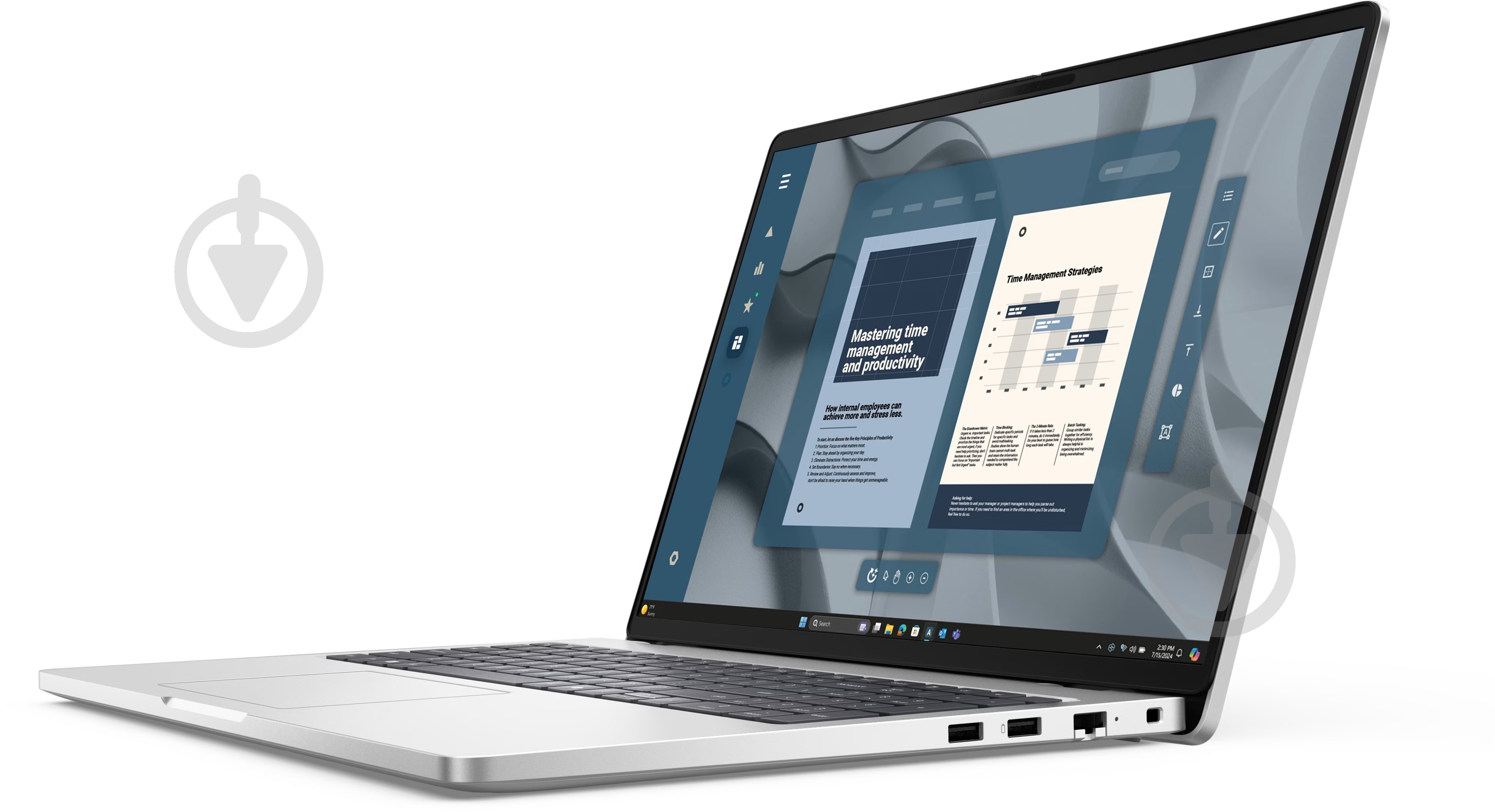 Ноутбук Dell Pro 16 16" (BTO604PC16255UA_W11P) silver - фото 4