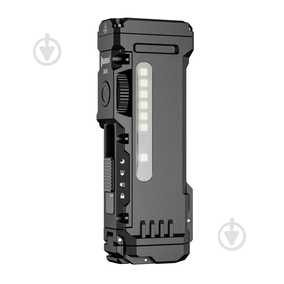Ліхтар ручний Wuben X4 Black (7 режимів, 1500 лм, 205м, до 720 год) 1500 Lm - фото 1