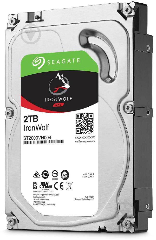 Жорсткий диск Seagate IronWolf Pro 2 ТБ 3,5" SATA III (ST2000NE0025) silver - фото 2