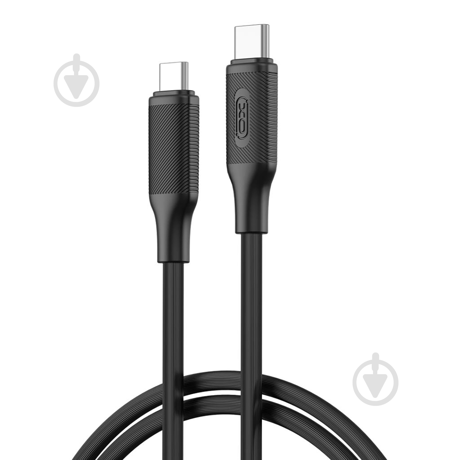 Кабель Xo NB-Q265B-CC USB-C to USB-C 60W Power Delivery 1 м black (NB-Q265B-CC.black) - фото 1
