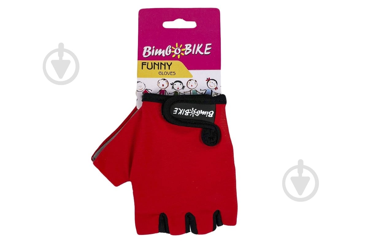 Велоперчатки BIMBO BIKE Funny S красный - фото 6 Велоперчатки BIMBO BIKE Funny S красный - фото 6