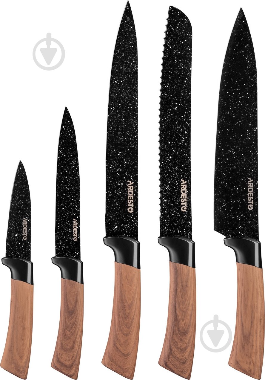 Набор ножей Ardesto Midori 5 предметов AR2105BWD - фото 1 Набор ножей Ardesto Midori 5 предметов AR2105BWD - фото 1