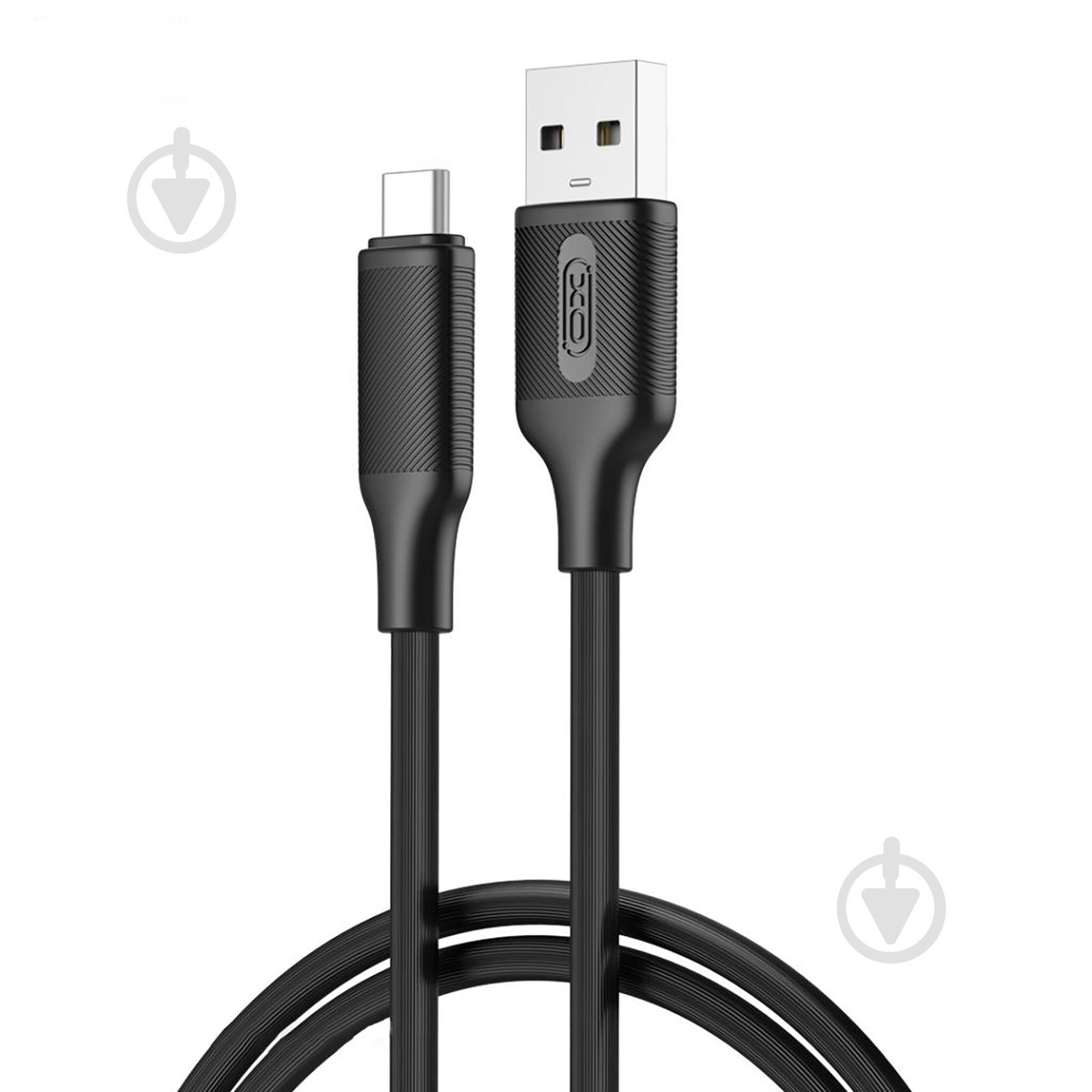 Кабель Xo NB265-AC USB-A to USB-C 3А 1 м black (NB265-AC.black) - фото 1