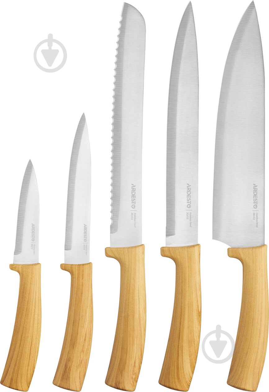 Набор ножей Ardesto AR2105WD Midori 5 предметов - фото 1 Набор ножей Ardesto AR2105WD Midori 5 предметов - фото 1