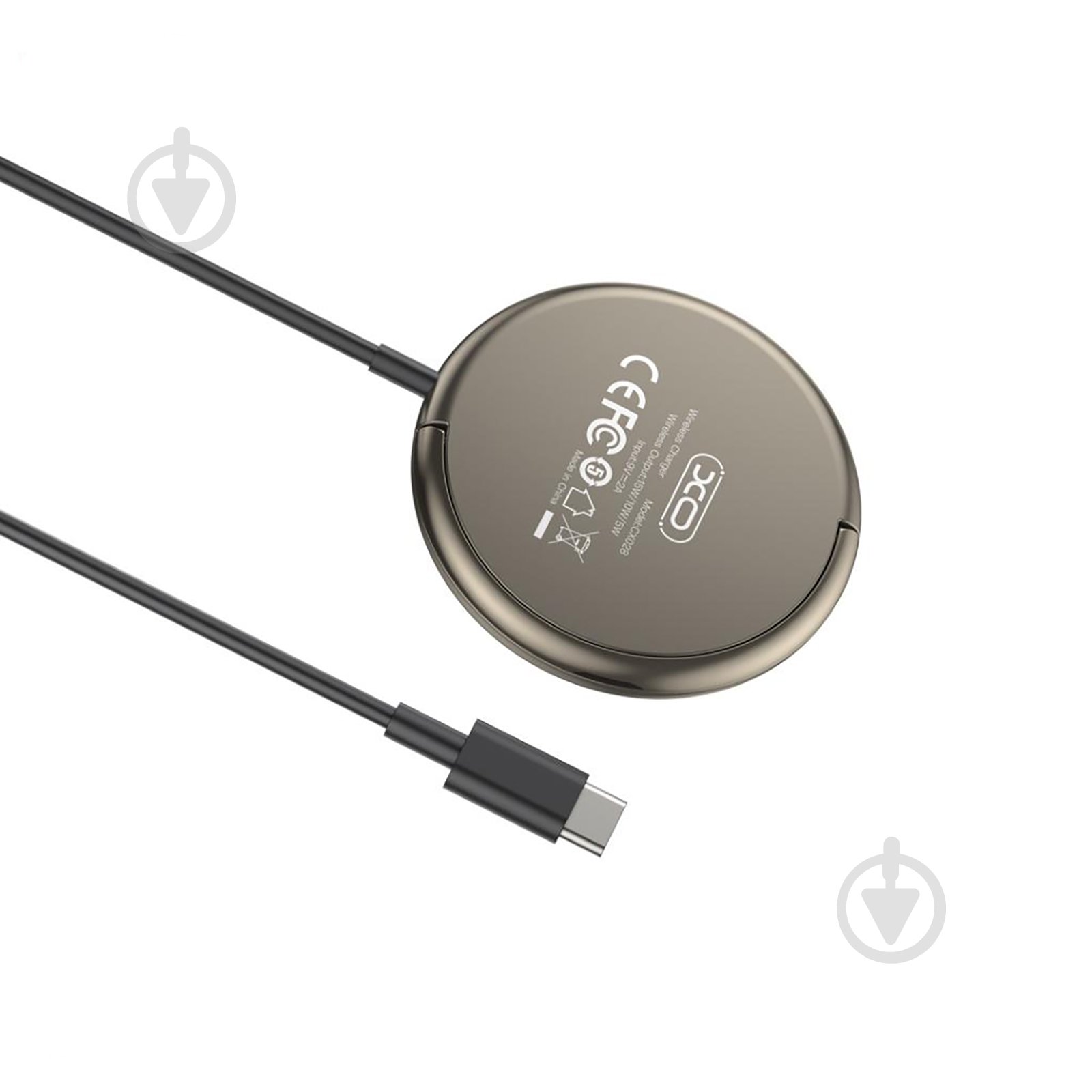 Бездротовий зарядний пристрій Xo CX028 15W MagSafe Beige - фото 2 Бездротовий зарядний пристрій Xo CX028 15W MagSafe Beige - фото 2