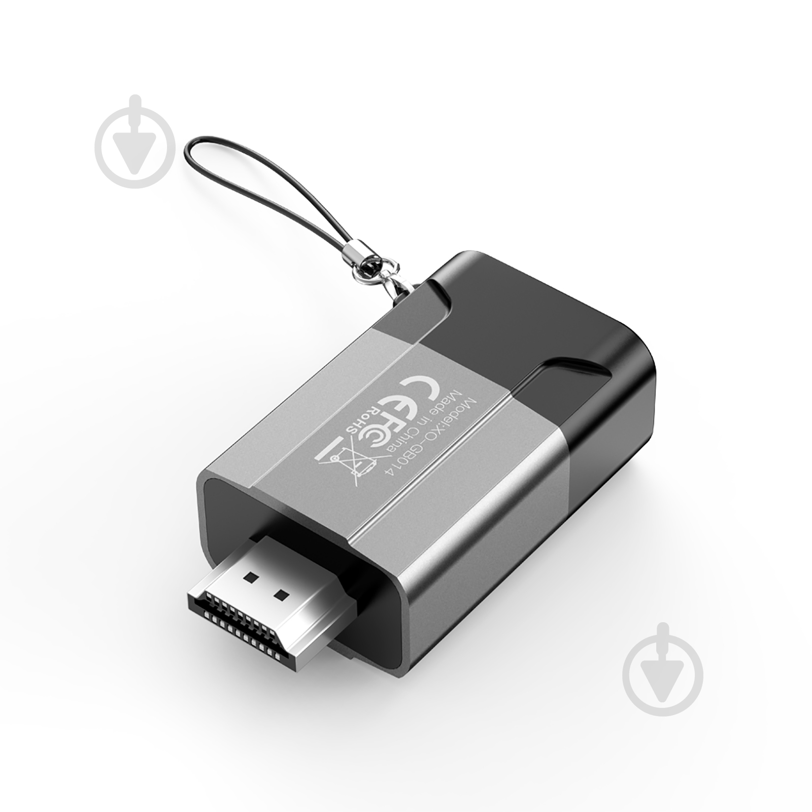 Адаптер Xo GB014 HDMI Male to VGA Female сірий (GB014-HDMIVGA.tranish) - фото 3