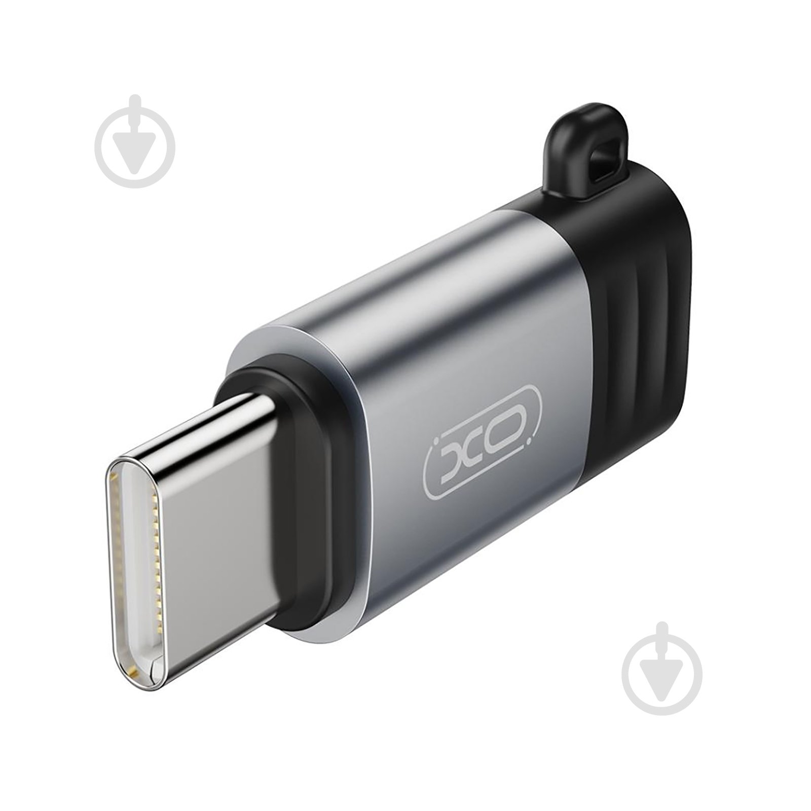 Перехідник Xo NB263B Lightning to USB-C grey (NB263B.tranish) - фото 1