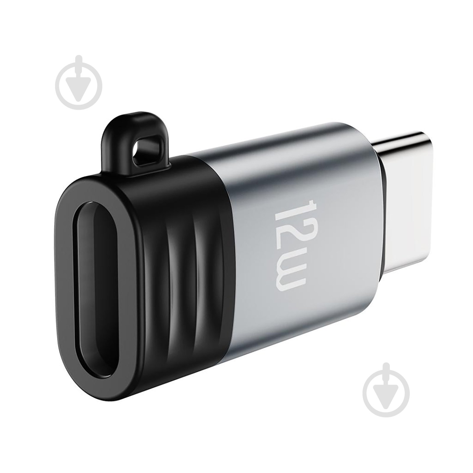 Перехідник Xo NB263B Lightning to USB-C grey (NB263B.tranish) - фото 2