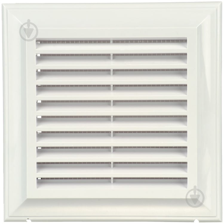 Решетка Blauberg Decor 140x140с абс пластик белый - фото 1