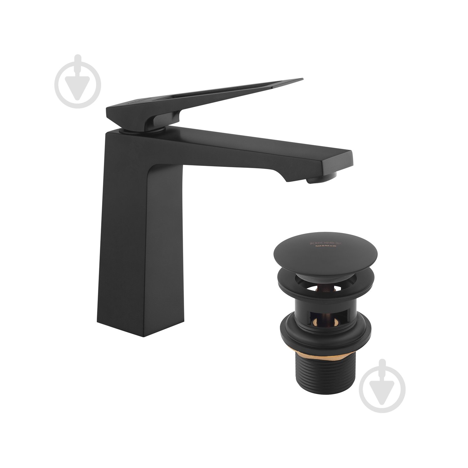 Смеситель для умывальника Kroner KRP Ersel - SCH0110BV с донним клапаном - фото 1