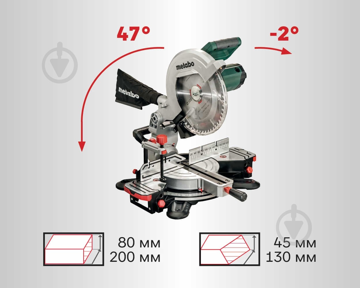 Пила торцовочная Metabo KS 305 M - фото 4