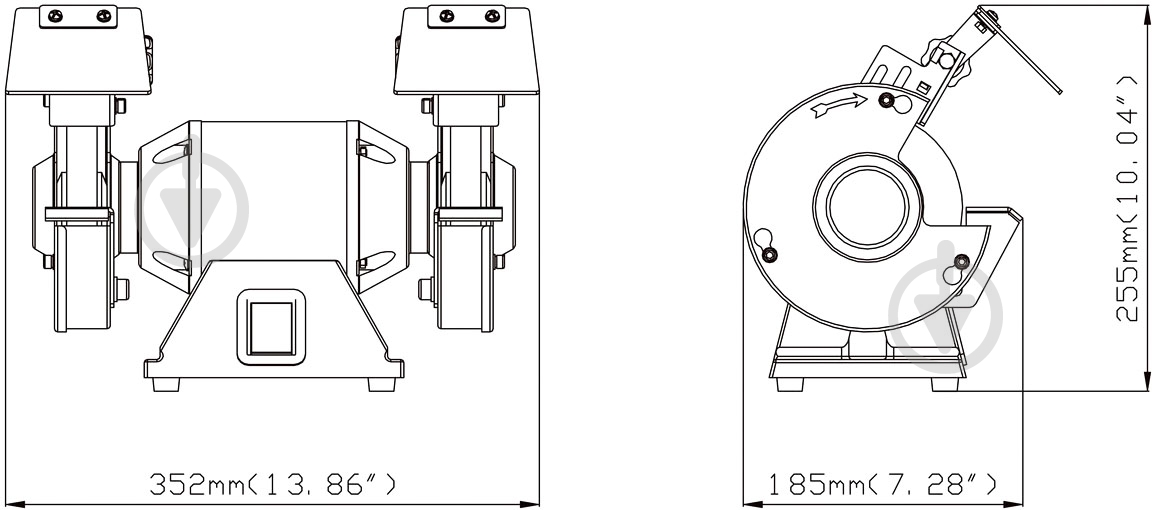 Электроточило Metabo DS 125 - фото 2 Электроточило Metabo DS 125 - фото 2