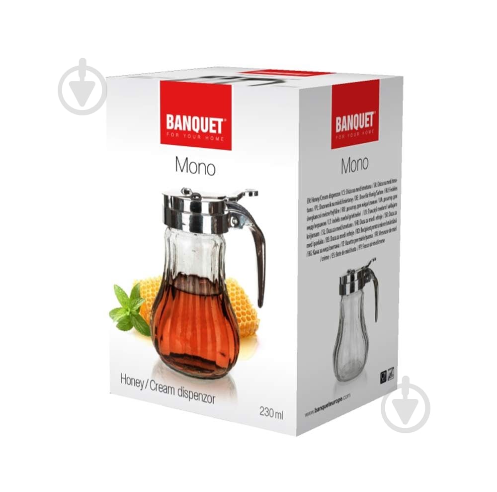 Дозатор Banquet Mono 230 мл стекло - фото 5