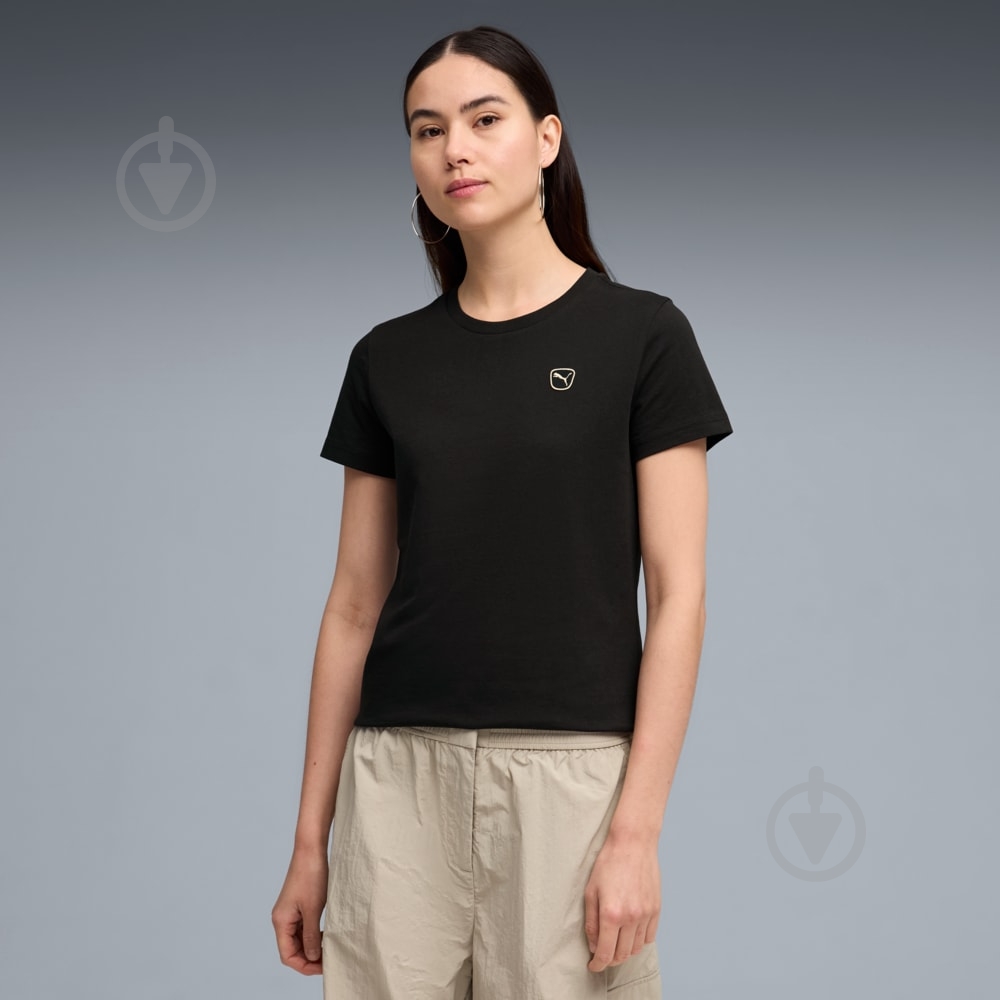 Футболка Puma ESS ELEVATED TEE 69185501 р.XL черный - фото 1