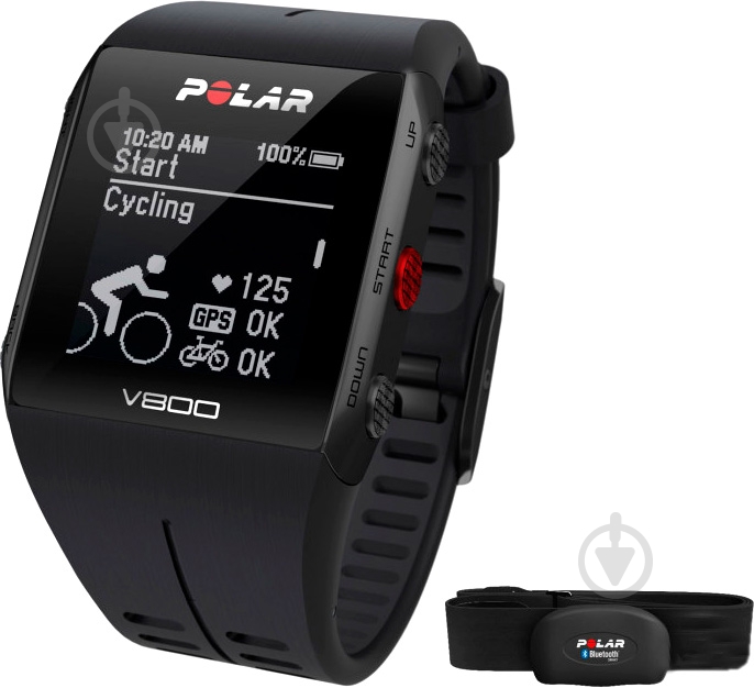 Смарт-часы Polar V800 black (90060770) - фото 5 Смарт-часы Polar V800 black (90060770) - фото 5