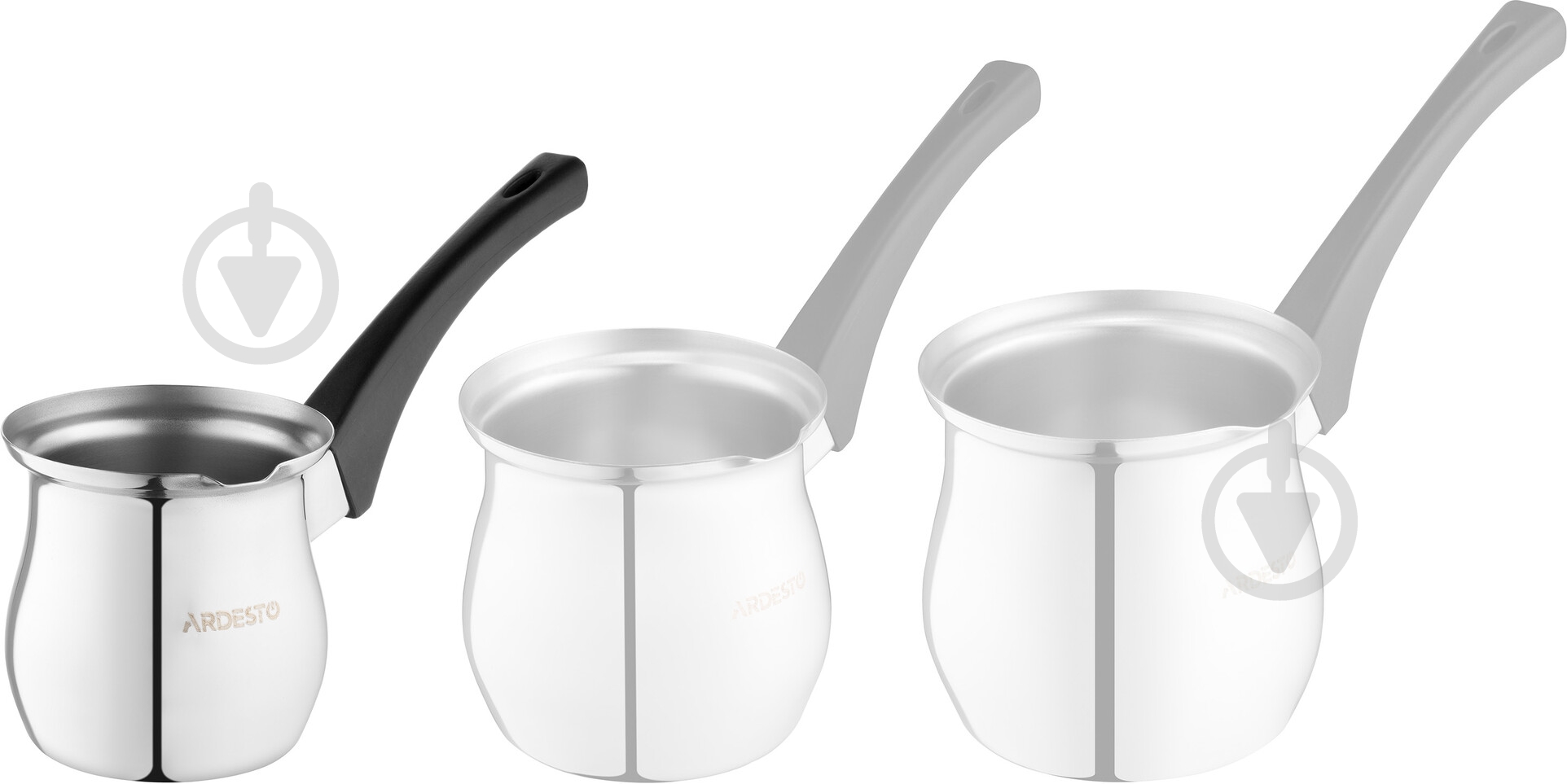 Турка Ardesto Black Mars 350 мл нержавеющая сталь с черным AR0835SB - фото 6