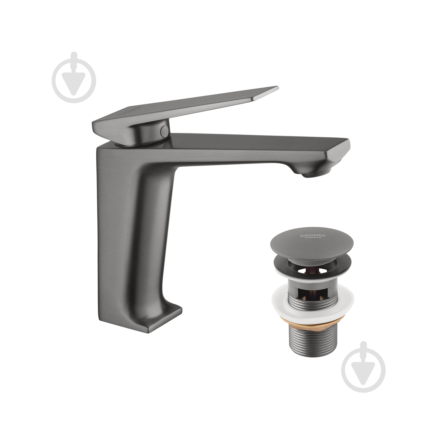 Смеситель для умывальника Kroner KRP Ersel - GRP0111BV с донним клапаном - фото 1 Смеситель для умывальника Kroner KRP Ersel - GRP0111BV с донним клапаном - фото 1