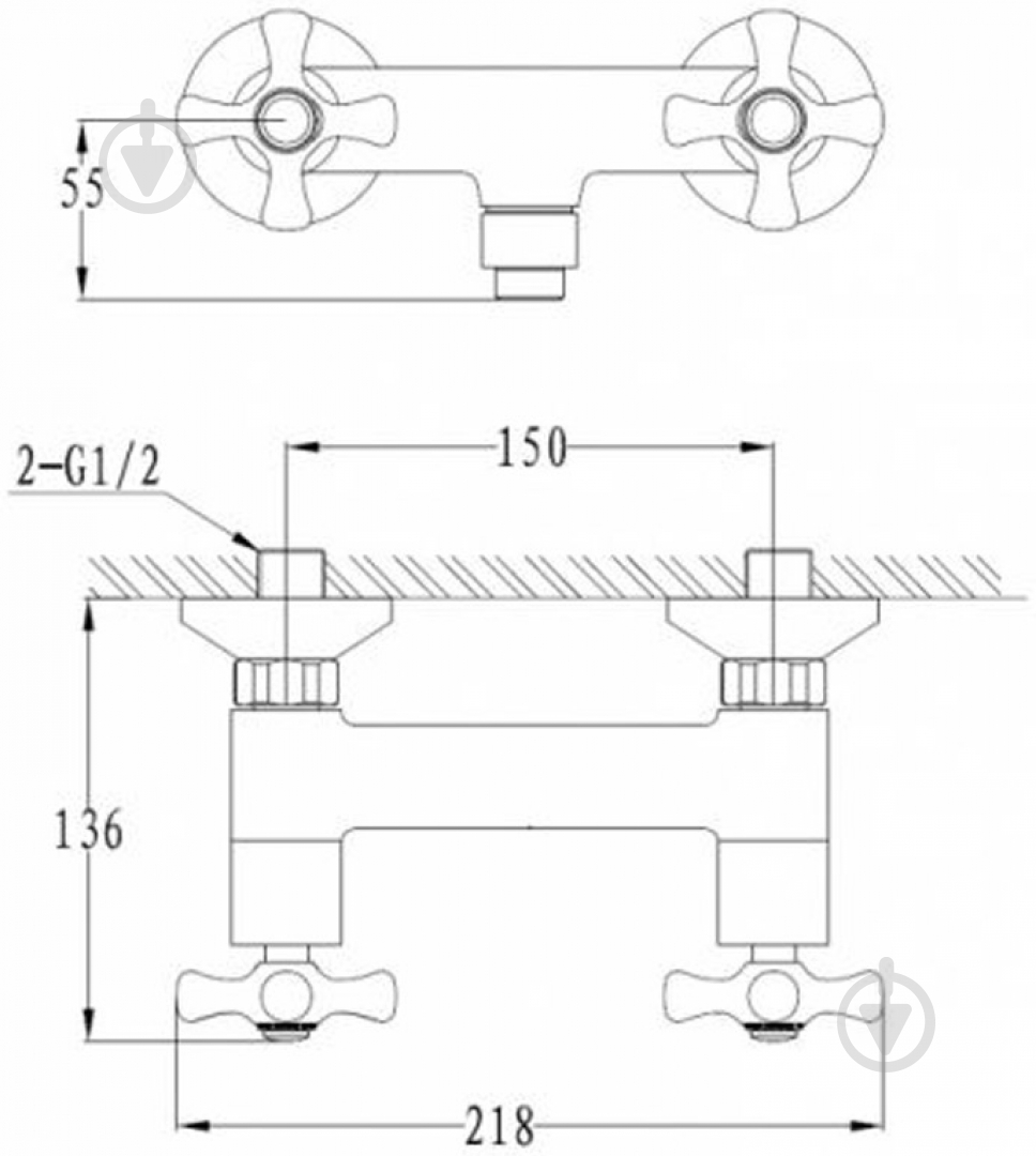 Смеситель для душа Imprese RALSKO 15240 - фото 2