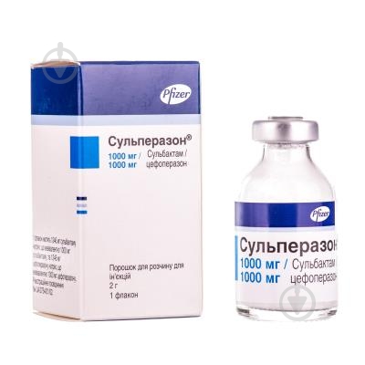 Сульперазон №1 порошок 1000 мг - фото 1 Сульперазон №1 порошок 1000 мг - фото 1