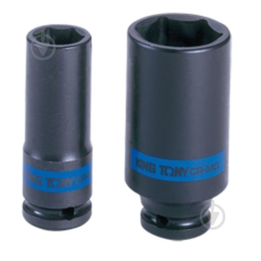Головка 3/4" 32 мм ударна довга KING TONY 1 шт. 643532M - фото 1 Головка 3/4" 32 мм ударна довга KING TONY 1 шт. 643532M - фото 1