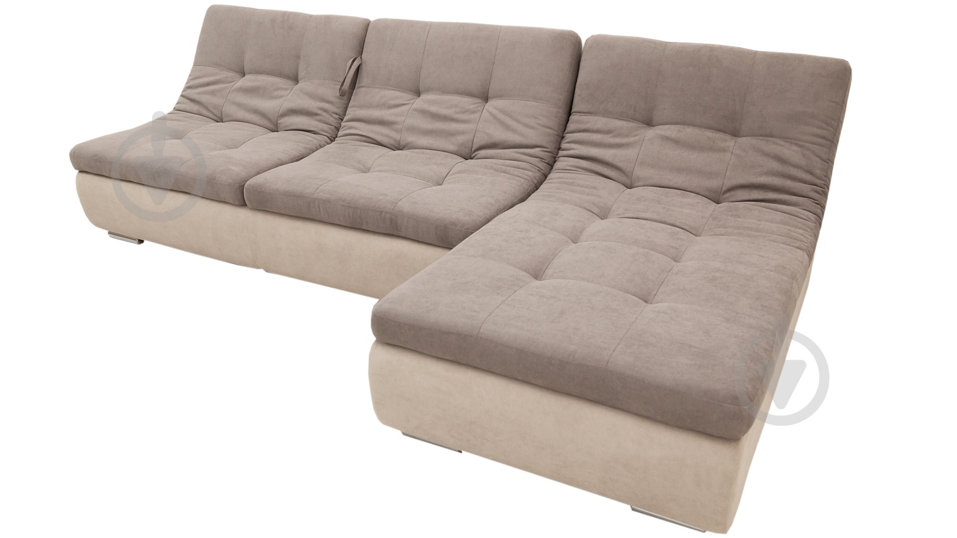 Диван модульний Кедр Сієста з алігатором коричневий 3000x1850x910 мм - фото 4