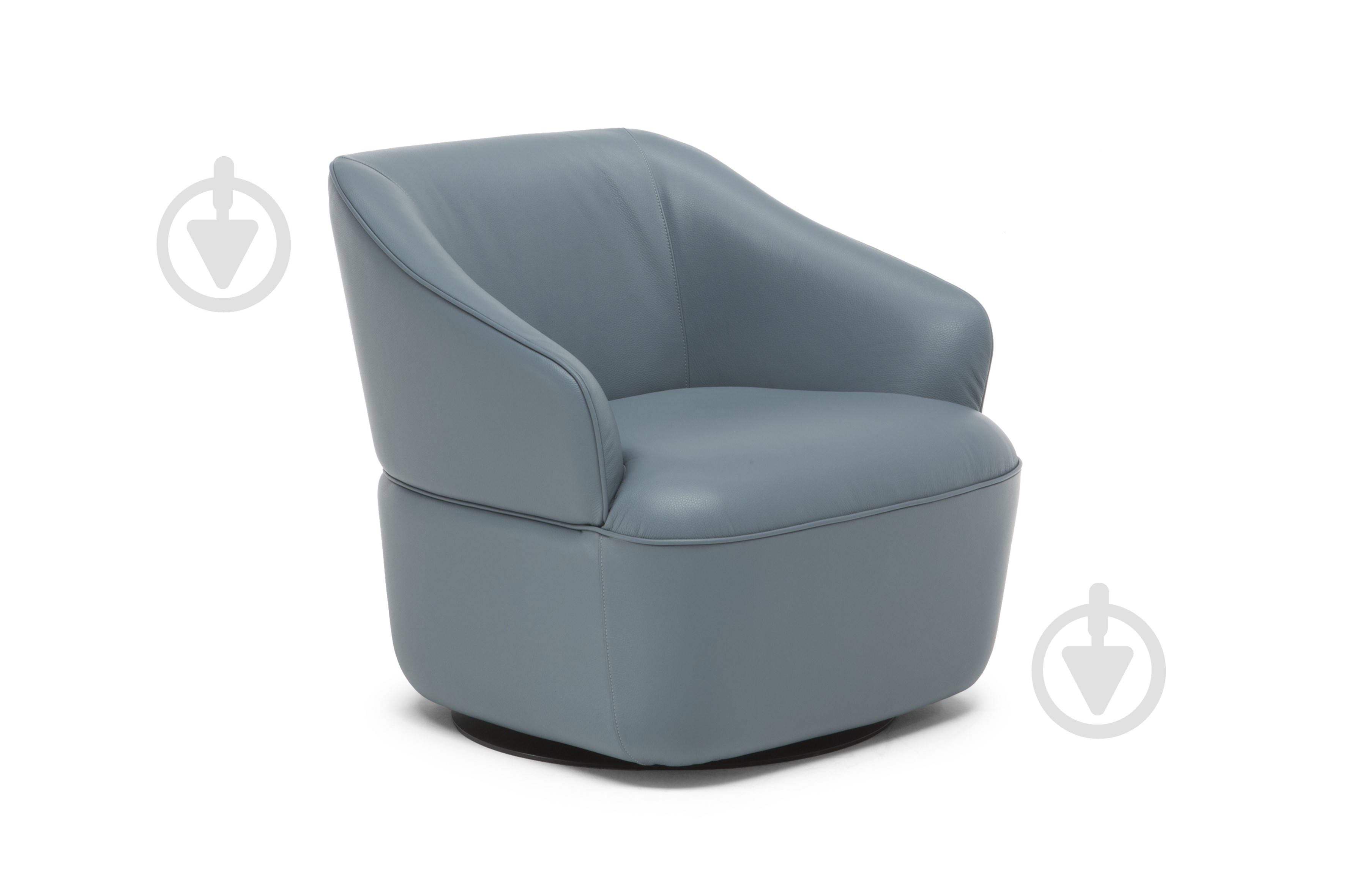 Крісло Natuzzi Editions Damen С219 790х830мм синій - фото 4