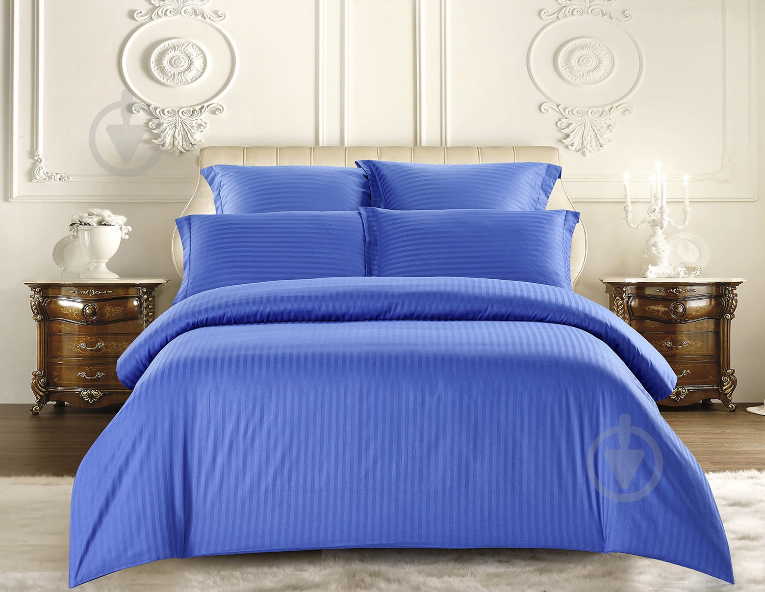 Комплект постельного белья 1,5 голубой Simi - фото 1 Комплект постельного белья 1,5 голубой Simi - фото 1