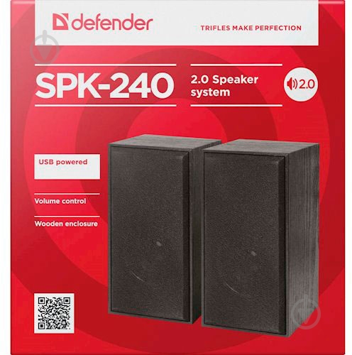 Акустическая система Defender SPK 240 2.0 black - фото 7