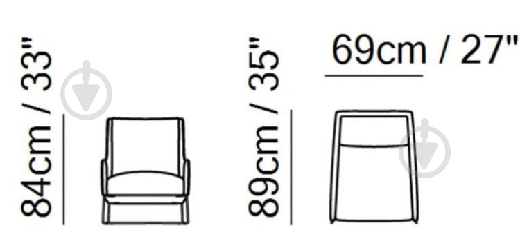 Кресло Natuzzi Editions Regina В903 890х690мм серый - фото 4 Кресло Natuzzi Editions Regina В903 890х690мм серый - фото 4