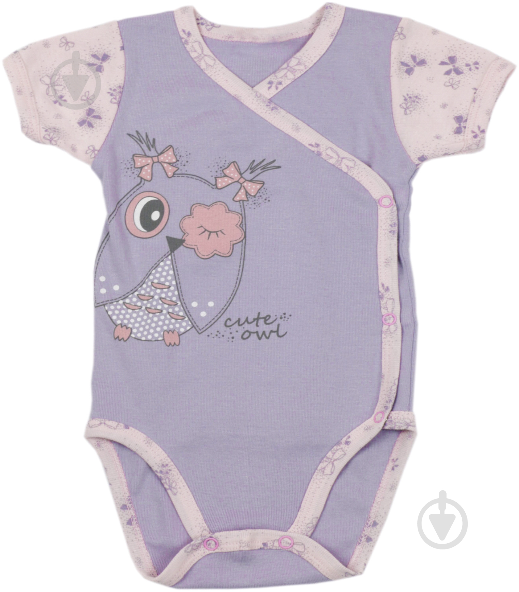 Боди Фламинго р.74 бледно-лиловый 627-1006 - фото 1