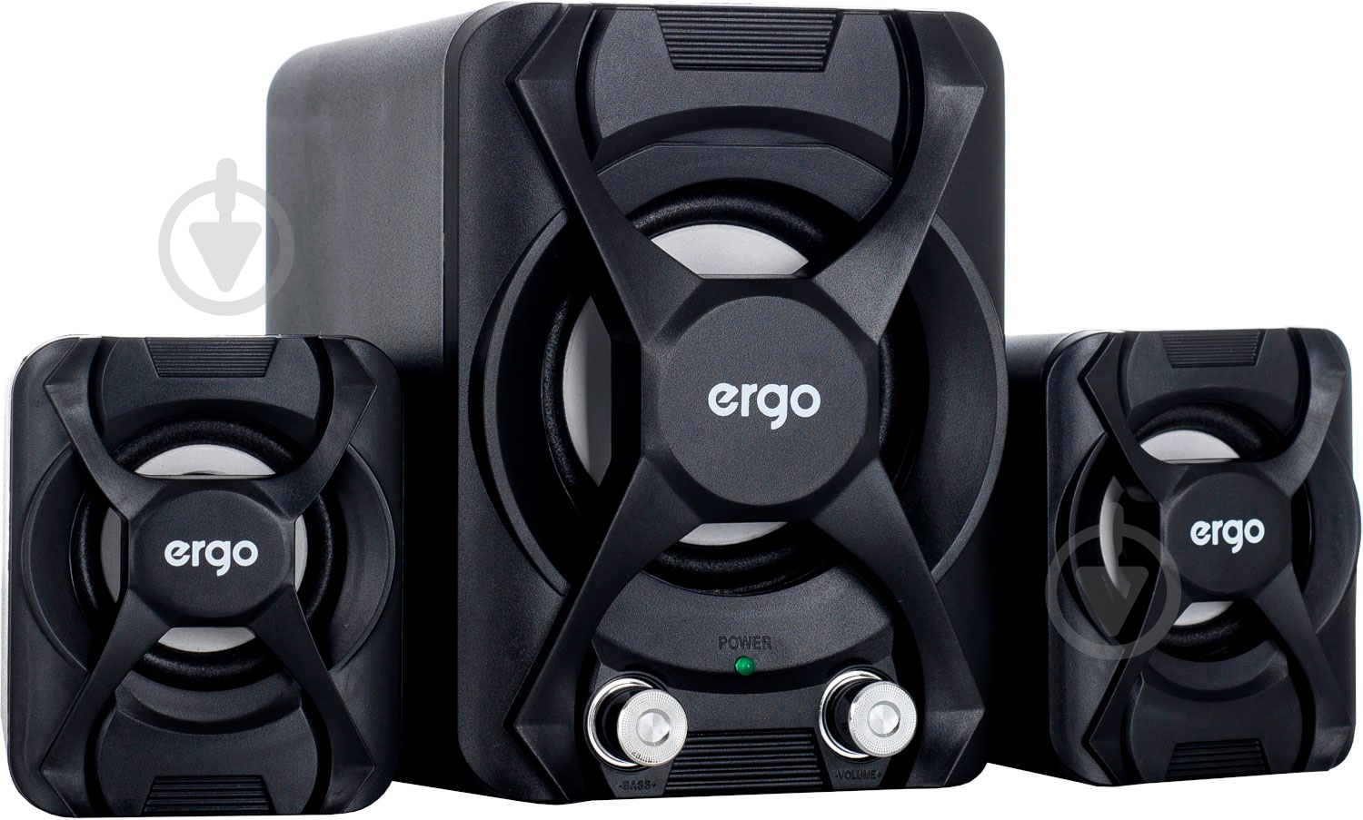 Акустическая система Ergo ST-2 2.1 black - фото 1