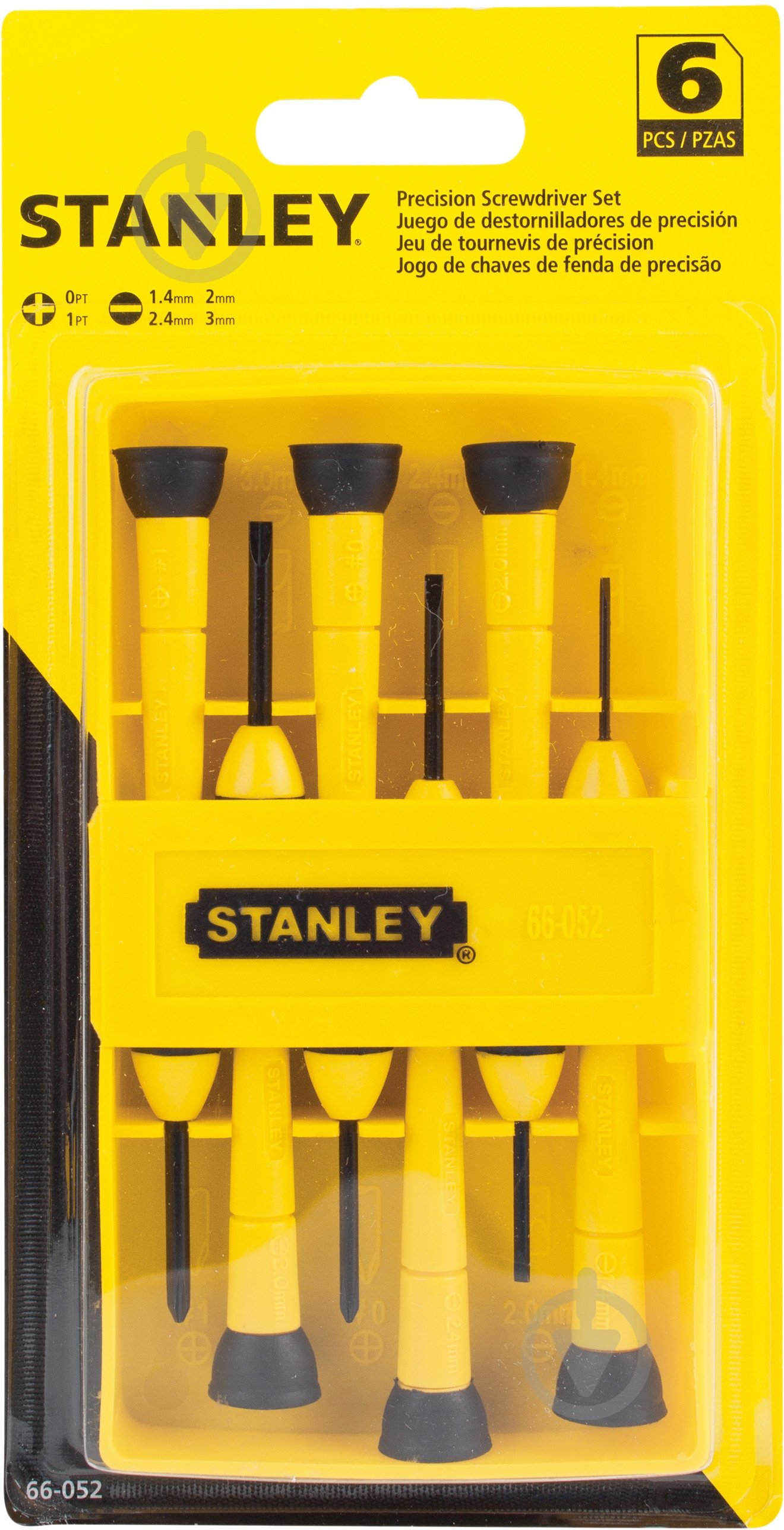 Набір викруток Stanley прецизійні Instrument набір 6 шт. 1,4 мм cтандарт×130 мм 0-66-052 - фото 6 Набір викруток Stanley прецизійні Instrument набір 6 шт. 1,4 мм cтандарт×130 мм 0-66-052 - фото 6