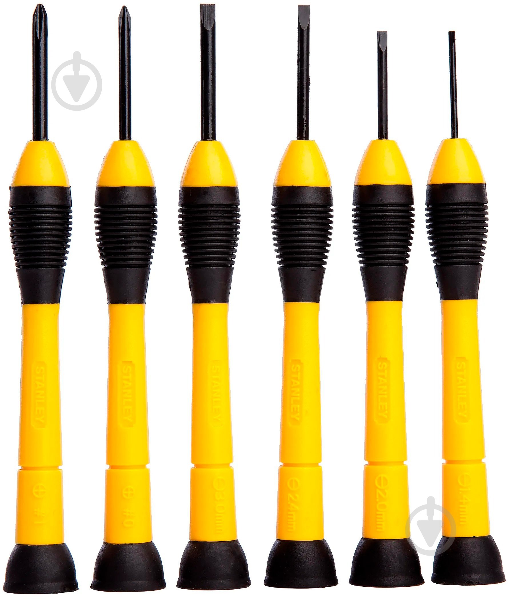 Набір викруток Stanley прецизійні Instrument набір 6 шт. 1,4 мм cтандарт×130 мм 0-66-052 - фото 3 Набір викруток Stanley прецизійні Instrument набір 6 шт. 1,4 мм cтандарт×130 мм 0-66-052 - фото 3