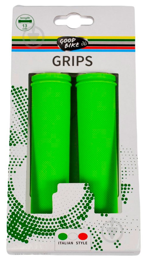 Грипсы GOODBIKE Smooth 88139G-IS зеленый - фото 2 Грипсы GOODBIKE Smooth 88139G-IS зеленый - фото 2