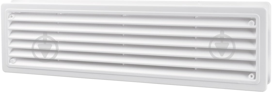 Решітка Домовент ДВ 440/2 пластик білий - фото 1