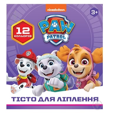 Тісто для ліплення Paw Patrol 12 кольорів 122727 - фото 1 Тісто для ліплення Paw Patrol 12 кольорів 122727 - фото 1
