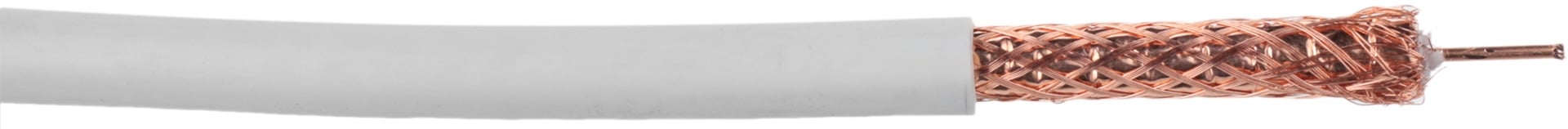 Кабель телевизионный Borsan RG-6U 1x1,01 медь - фото 1