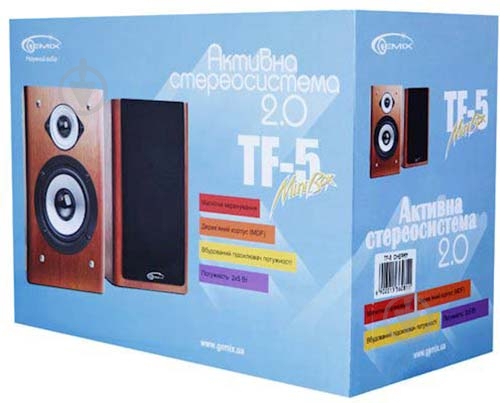 Акустическая система Gemix TF-5 2.0 cherry - фото 6