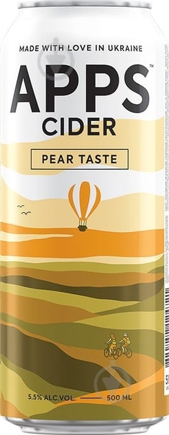 Сидр APPS Груша 5.5% 0,5 л - фото 1
