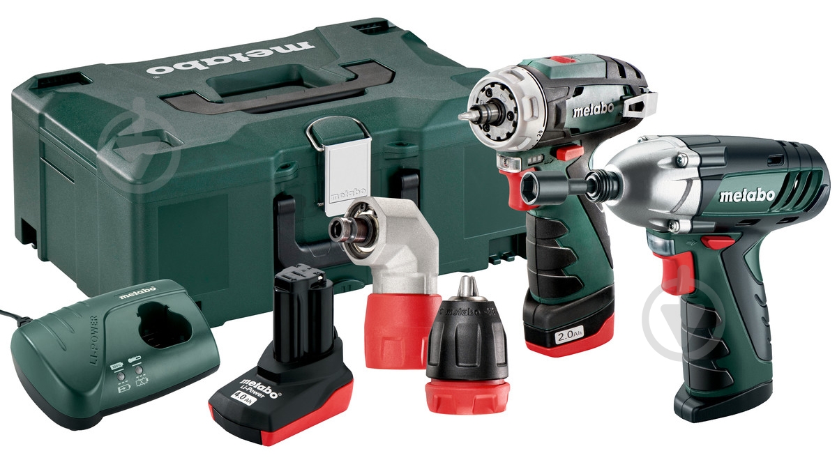 Набір інструментів Metabo COMBO Set 2.1 10.8 V Quick PROCOMBO Set 2.1 10.8 V Quick PRO 685053000 - фото 1 Набір інструментів Metabo COMBO Set 2.1 10.8 V Quick PROCOMBO Set 2.1 10.8 V Quick PRO 685053000 - фото 1