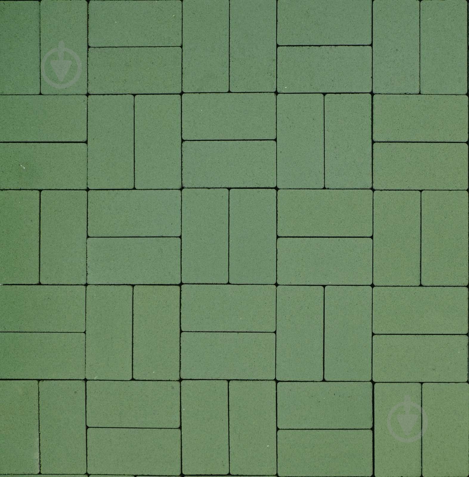 Брусчатка ALDI Кирпич БФ 60 100х200 М-500 зеленый - фото 2