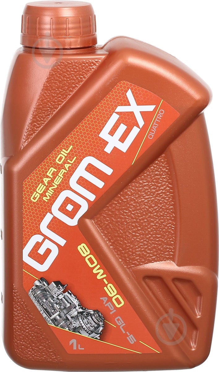 Мастило трансмісійне Grom-Ex QUATTRO GL-5 80W-90 1 л (21501) - фото 1 Мастило трансмісійне Grom-Ex QUATTRO GL-5 80W-90 1 л (21501) - фото 1