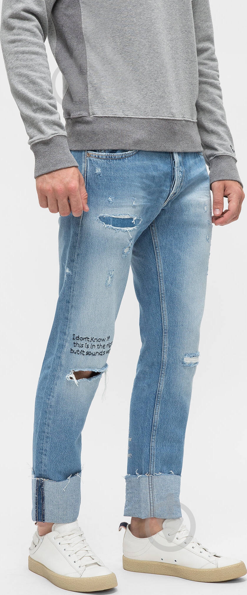 Джинсы Replay GROVER MA972V.000.108 D16-10 р. 29-32 голубой - фото 2 Джинсы Replay GROVER MA972V.000.108 D16-10 р. 29-32 голубой - фото 2