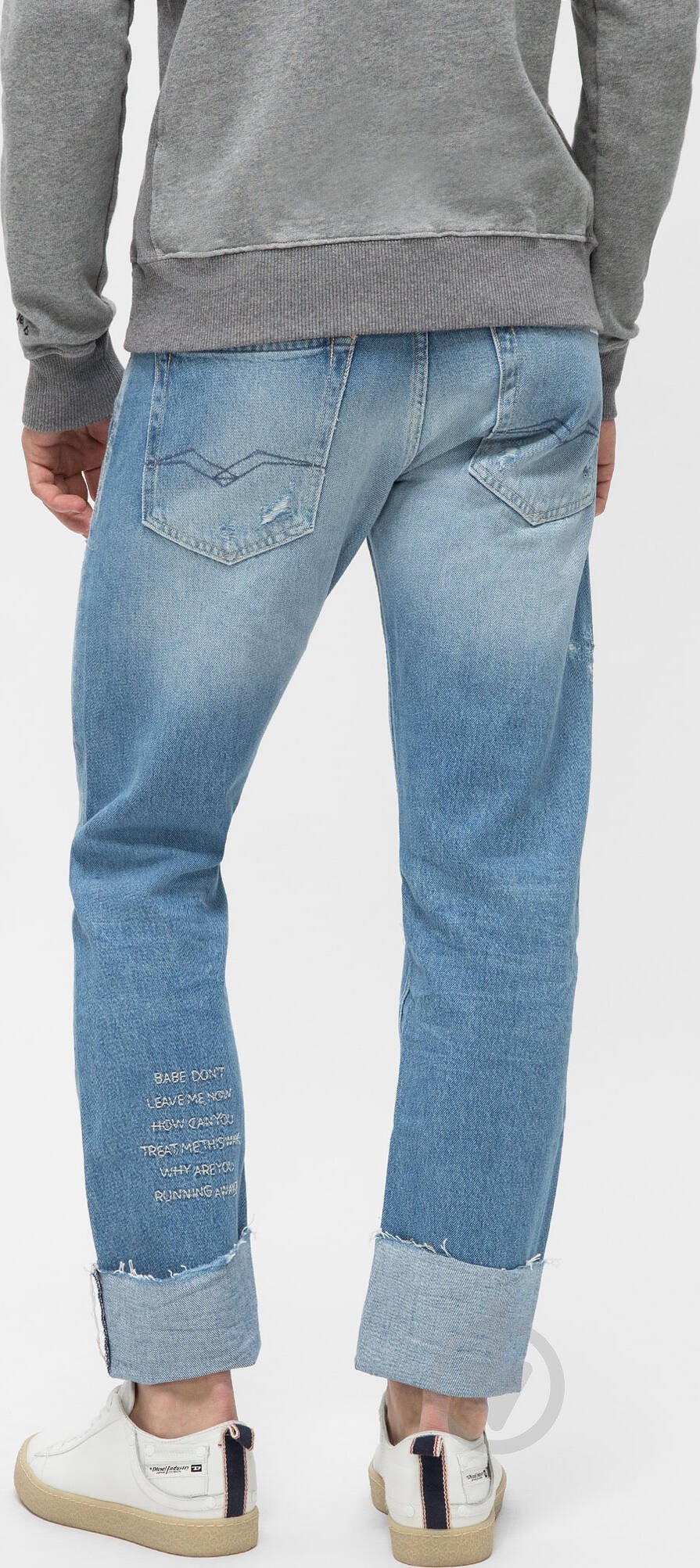 Джинсы Replay GROVER MA972V.000.108 D16-10 р. 29-32 голубой - фото 3 Джинсы Replay GROVER MA972V.000.108 D16-10 р. 29-32 голубой - фото 3