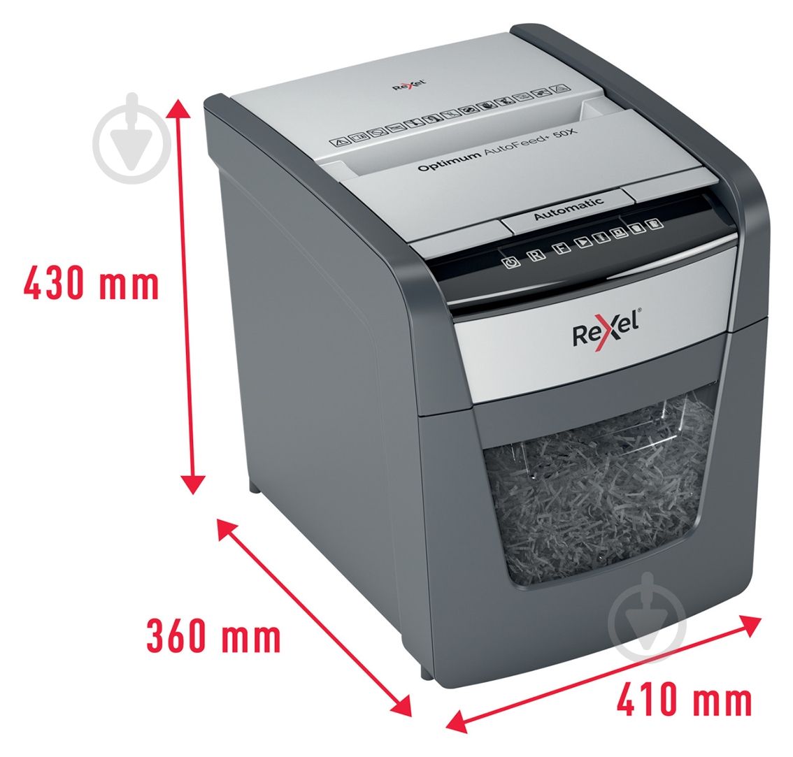 Шредер Optimum AutoFeed+ 50XP Rexel - фото 5