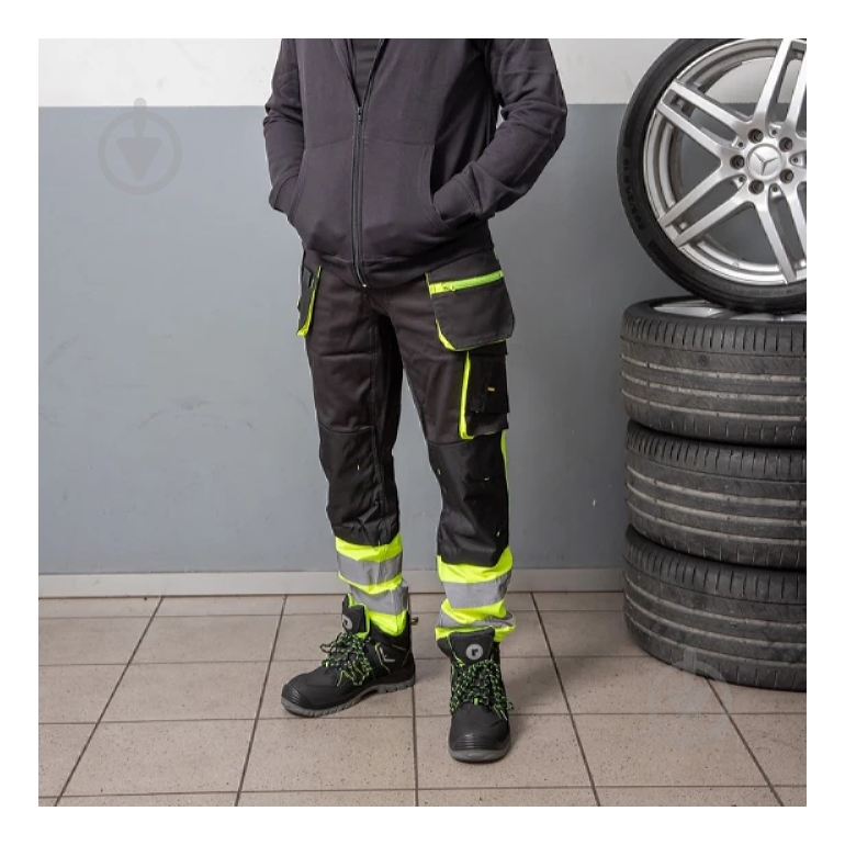 Штани робочі WURTH PROTECT р. XXL 589998004 чорний - фото 4 Штани робочі WURTH PROTECT р. XXL 589998004 чорний - фото 4