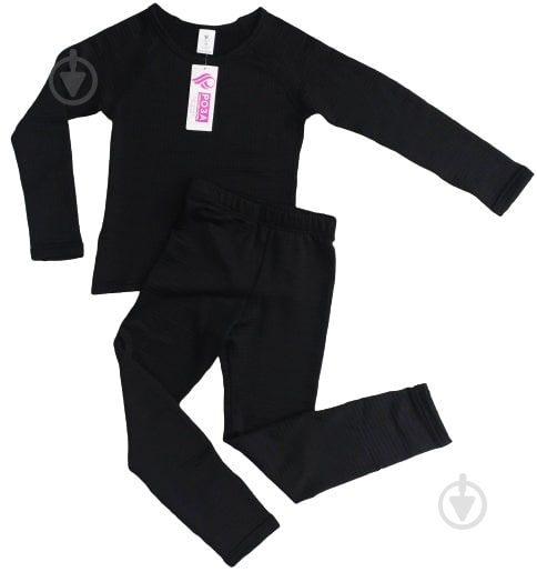 Комплект термобелья 200908 р.140 черный - фото 1