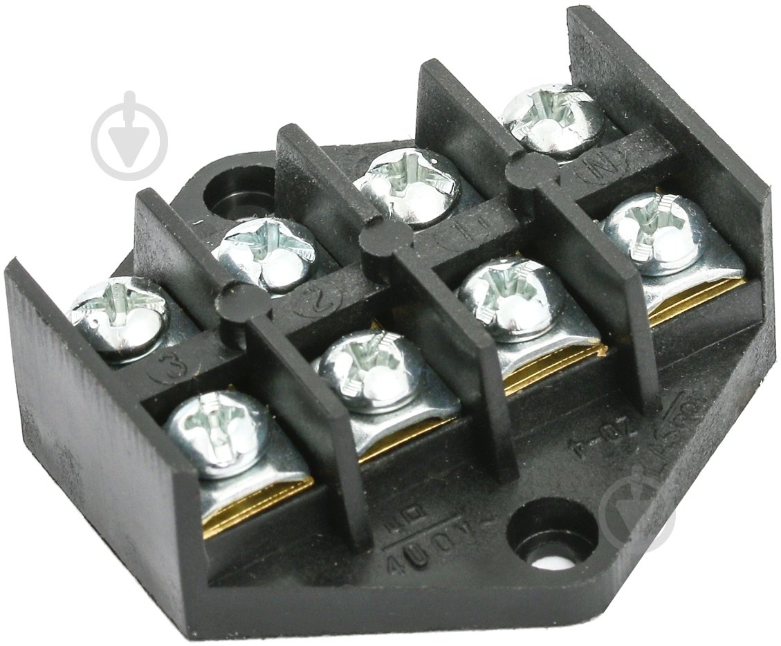 Колодка клеммная Simet ZPT 4х4,0 кв.мм черный - фото 1 Колодка клеммная Simet ZPT 4х4,0 кв.мм черный - фото 1