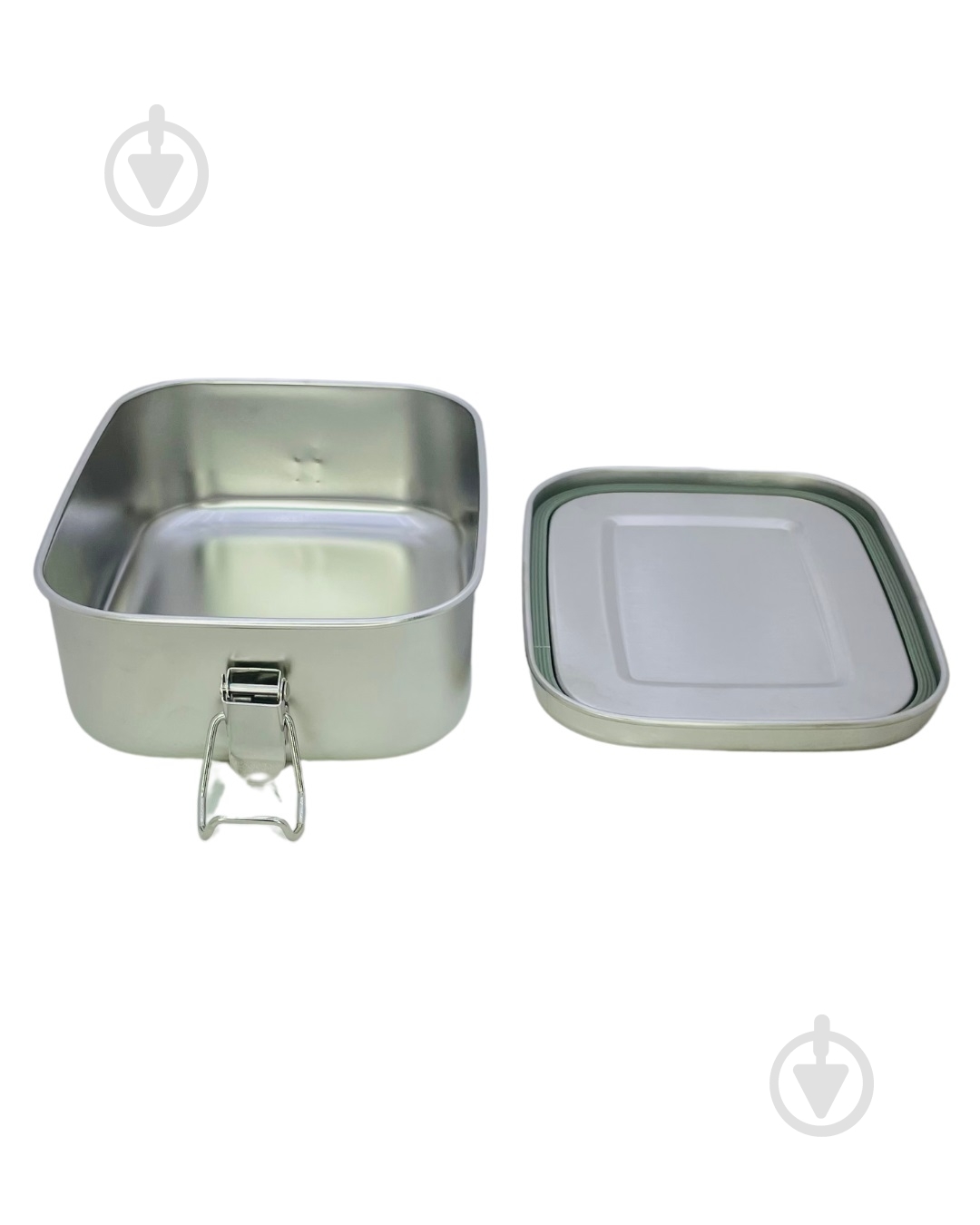 Контейнер для хранения Eurogold Steel Rectangular 1,6 л 21,7х15,7x6,9 см - фото 2 Контейнер для хранения Eurogold Steel Rectangular 1,6 л 21,7х15,7x6,9 см - фото 2