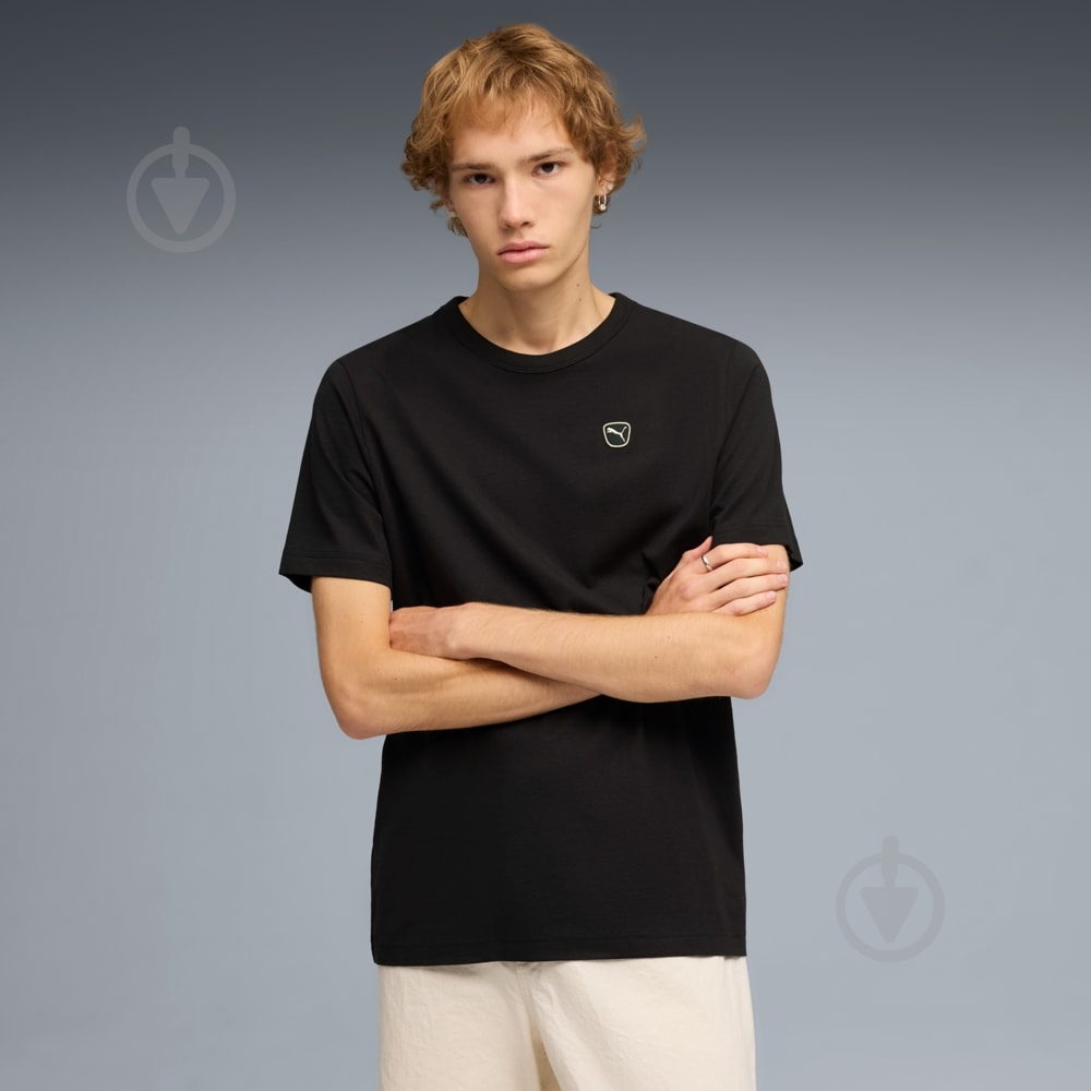 Футболка Puma ESS ELEVATED TEE 69205401 р.3XL черный - фото 1